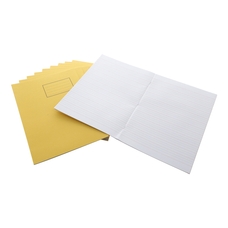 A4 Handwriting Book 32 Page, 6/21mm Ruled, Yellow - Pack of 100